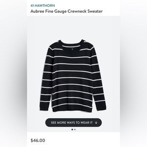 41 Hawthorn Aubree Fine Gauge Crewneck Sweater